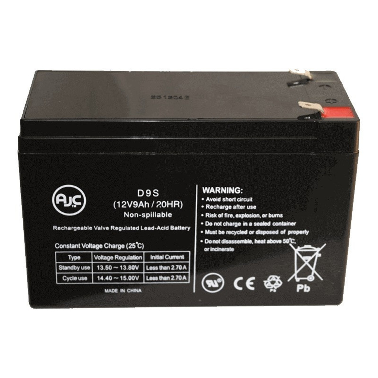 goldvision  batterie 12 v 9ah 